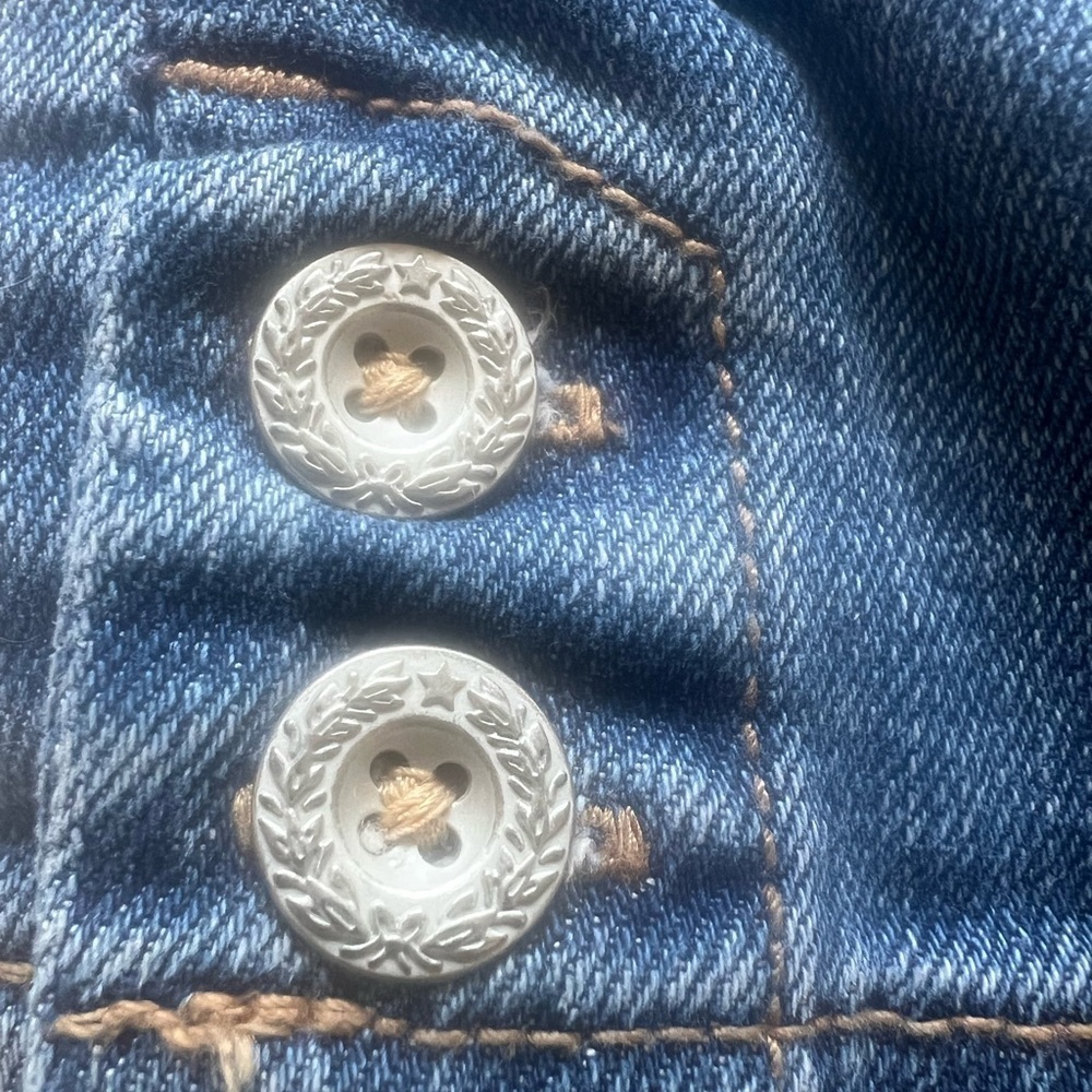 EUC Levi's 515β Womens 4 Flap Pockets Cuffed Bermuda Jean Shorts π₯π₯ (R) - Picture 4 of 8